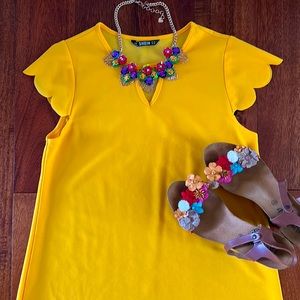 Bright and Bold Yellow Sundress